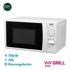 Forno Microondas com Grill 700W 07408 EDM