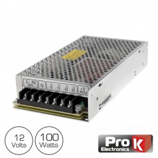 Fonte de Alimentação Industrial 12V 8.5A 100W FAI12V8.5A PROK