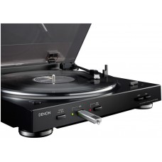 Gira-Discos USB DENON DP-200USB Preto