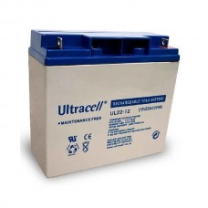 Bateria Chumbo UL22-12 12V 22AH (181X77X167MM) Ultracell