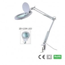 Candeeiro com Lupa 5 Dioptrias 80 Leds 15W Branco ZD-129A LED